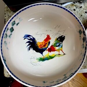 Pier 1 Extra large farmhouse bowl. The bowl matches the individual bowls